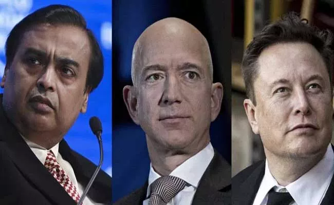 Mukesh Ambani Joins Jeff Bezos Elon Musk In World Exclusive Club - Sakshi