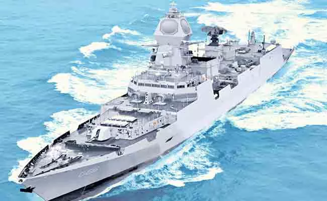 INS Visakhapatnam Warship Specialties - Sakshi