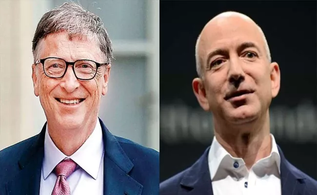 Bill Gates And Jeff Bezos Trolled After Private Yacht Birthday Party in Turkey - Sakshi