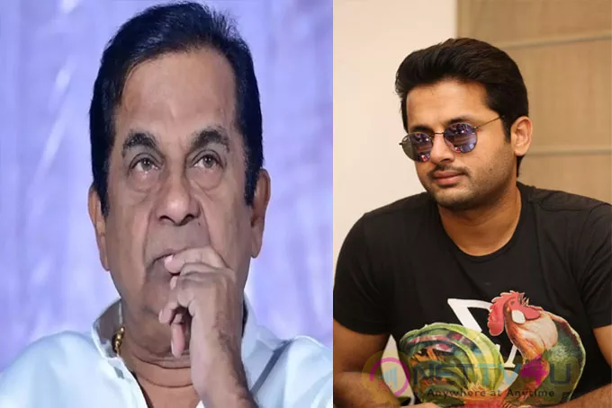 Is Nithin Rejects Comedian Brahmanandam From Macherla Niyojakavargam Movie - Sakshi