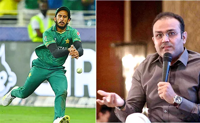 T20 World Cup 2021: Sehwag Slam Pak Fans Criticizing Hasan Ali Match Lost Vs Aus - Sakshi