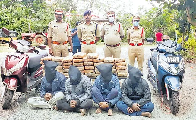 Police Seized 82 KG Of Cannabis In Bhadradri Kothagudem District - Sakshi