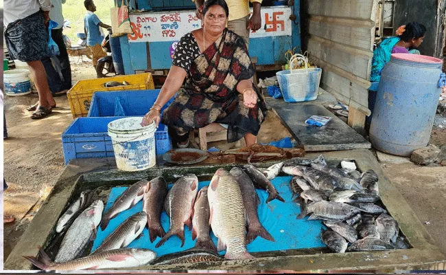 Fish Lovers: Spicial Story On Fish Market In Khammam - Sakshi