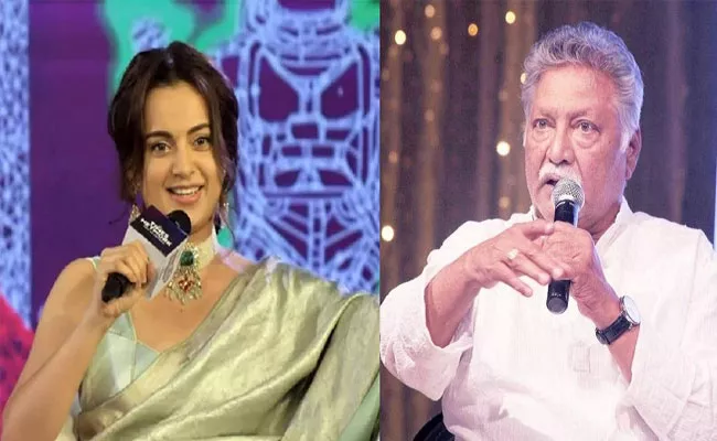 Marathi Actor Vikram Gokhale Support Kangana Ranaut Statement - Sakshi