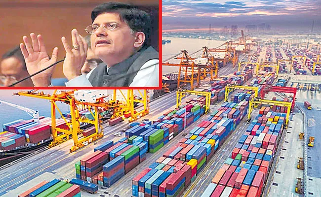 India is on track to achieve historic highs in exports: Piyush Goyal - Sakshi