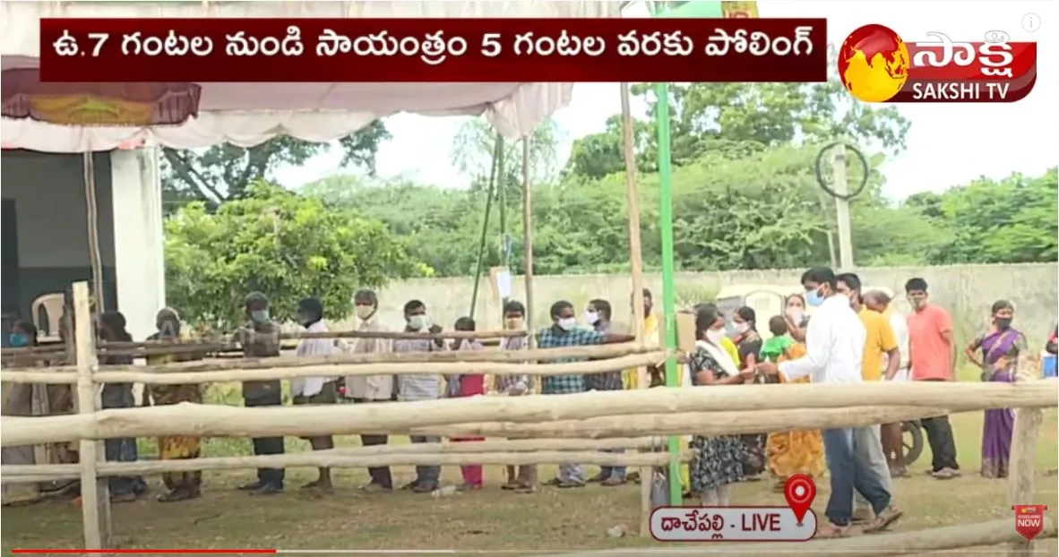 Andhra Pradesh:Dachepalle Municipal Election Polling Live 