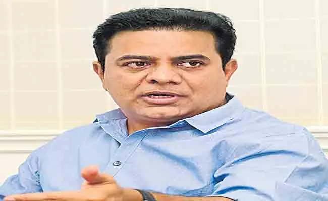 KTR Urges Centre To Sanction Mega Powerloom Cluster In Sircilla - Sakshi