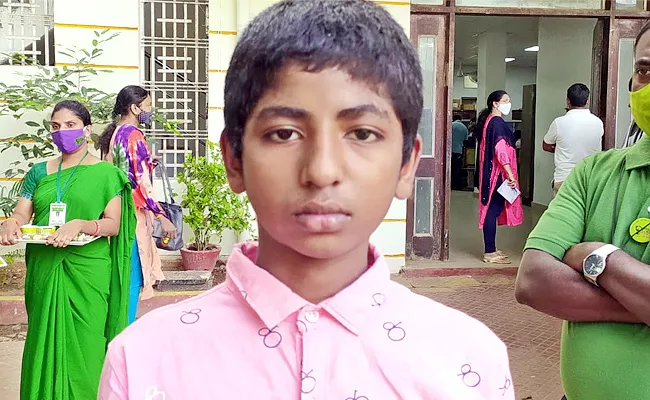 Boy Changed To Drover Family Poverty Childline Helps To His Study At Guntur - Sakshi