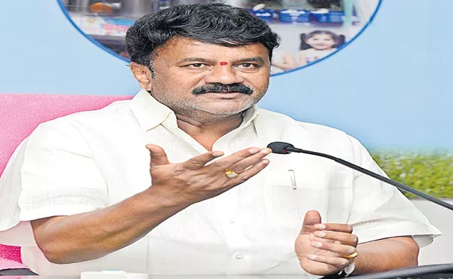 Telangana: Talasani Srinivas Yadav Criticized Bandi Sanjay Over Sheep Distribution - Sakshi