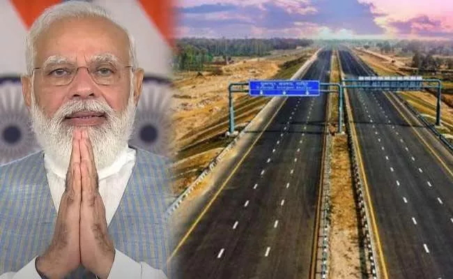 PM Narendra Modi Inaugurates Purvanchal Expressway In Uttar Pradesh - Sakshi