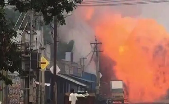 Fire Accident At Shiva Kashi Crackers Factory In Tamilnadu - Sakshi