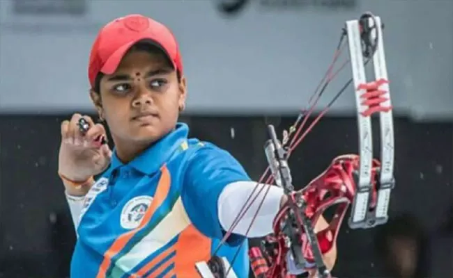 Jyothi Surekha Rishabh Yadav Enters Final In Asian Archery Championship 2021 - Sakshi