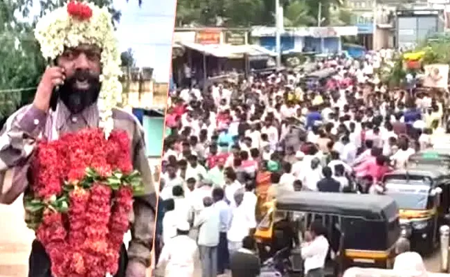 Thousands Mourn Death Of Mentally Challenged Beggar In Karnataka - Sakshi