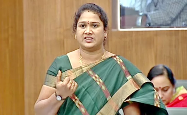 YSRCP MLA nagulapalli Dhanalakshmi Funny Comments On Chandrababu - Sakshi