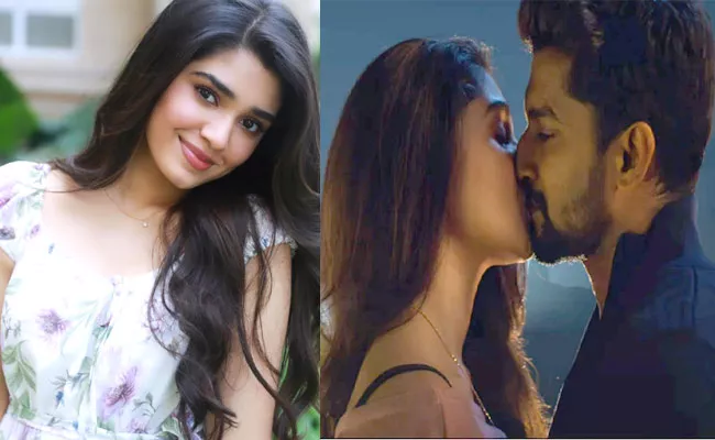 Krithi Shetty Lip Lock With Nani In Shyam Singha Roy Goes Viral - Sakshi