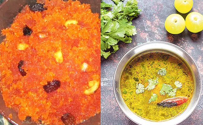 How To Make Pullati Usiri Halwa And Usirikaya Rasam - Sakshi