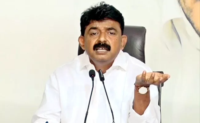 AP Minister Perni Nani Slams Chandrababu Over Breaks Down - Sakshi