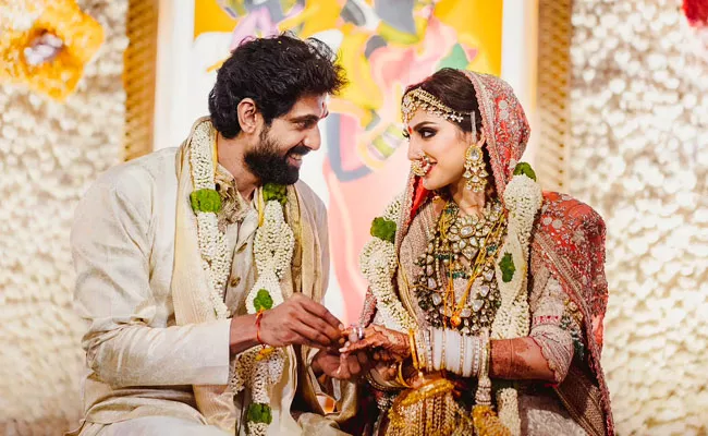 Rana Daggubati And Miheeka Bajaj Unseen Marriage Video Goes Viral - Sakshi