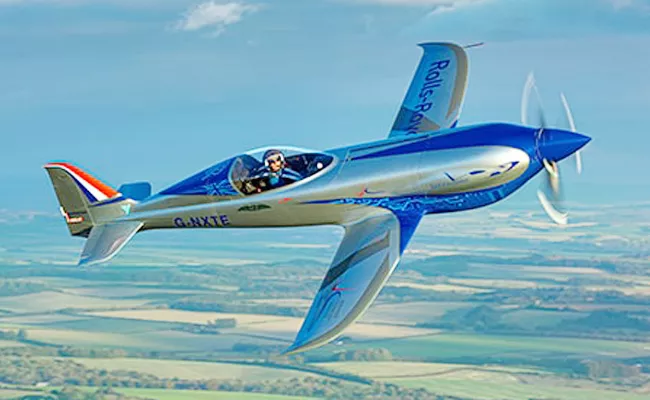 Electric Airplane Rolls Royce Spirit Of Innovation Breaks Speed Record - Sakshi