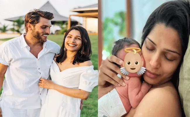 Slumdog Millionaire Actress Freida Pinto Welcomes Baby Boy - Sakshi