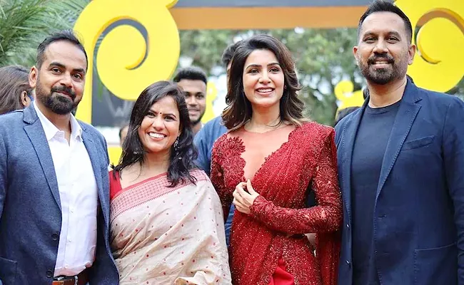 IFFI 2021: Samantha memorable time with The Family Man 2 team - Sakshi