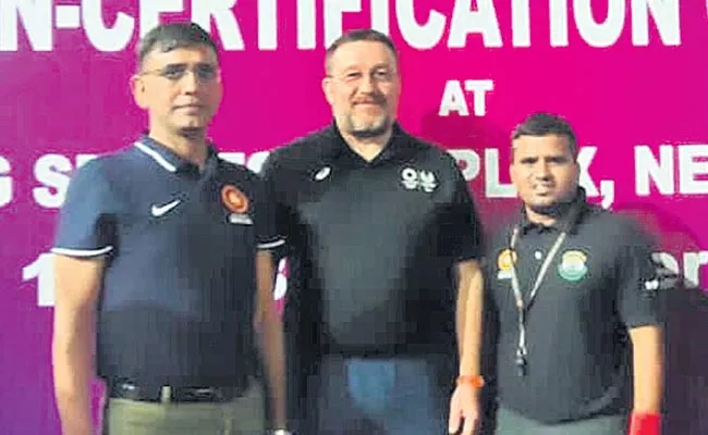 Telangana: Hyderabad Elected As Referee International Level Wrestling - Sakshi