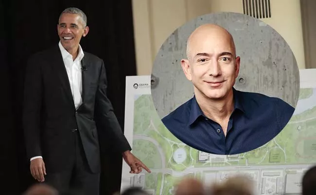 Jeff Bezos Donates 100 Million Dollars To Obama Foundation Full Details - Sakshi