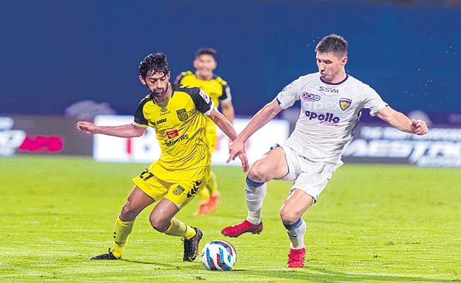 Hyderabad FC defeat Indian Super League football - Sakshi