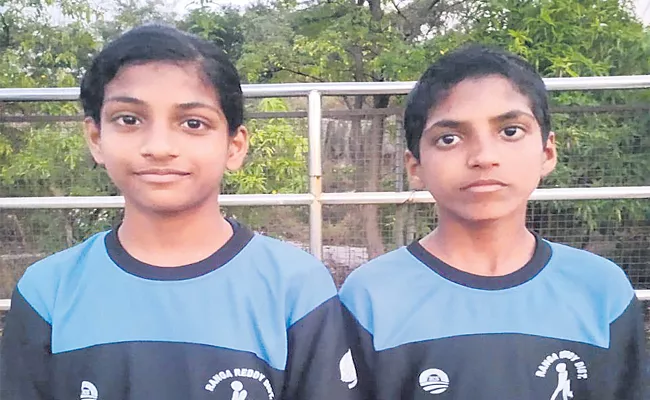 National Roller Hockey Championship: Hyderabad Brother Sister Selected - Sakshi