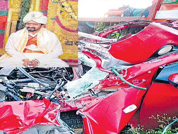 Hyd: Newly Married Couple Died In A Road Accident Next Day Of Marriage - Sakshi