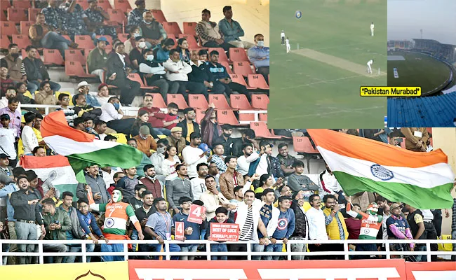 IND vs NZ 1st Test: Crowd Chants Pakistan Murdabad During 1st Day Play - Sakshi