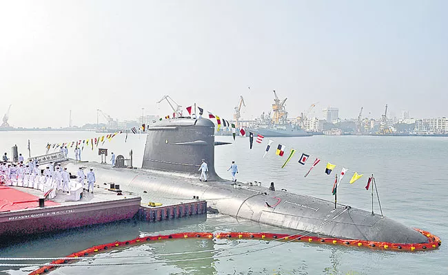 INS Vela commissioned into Indian Navy in Mumbai - Sakshi