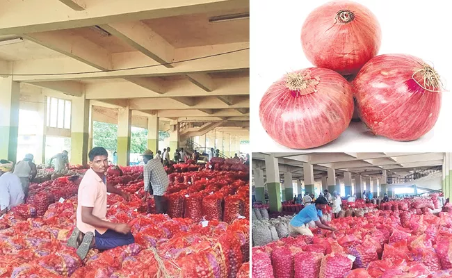 Onion Farmers Happy With E Nam - Sakshi