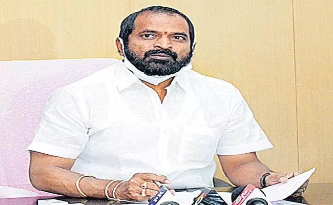 Telangana: Minister Srinivas Goud Speech Over Books - Sakshi