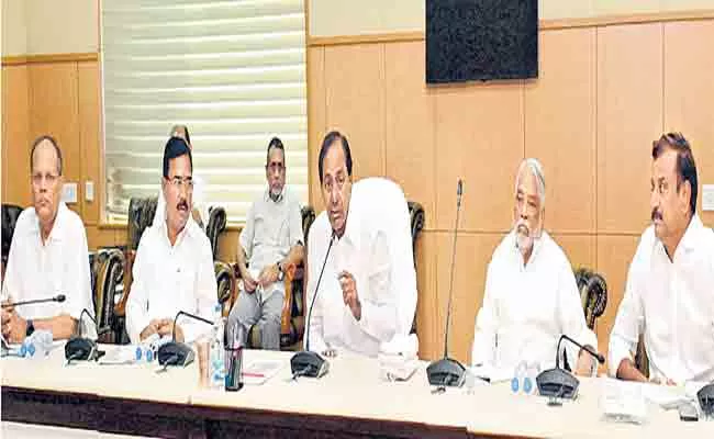 CM KCR Statement On Agriculture In TRS parliamentary party Meeting - Sakshi