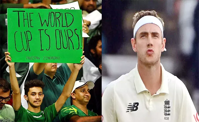 T20 World Cup 2021: Stuart Broad Funny Reply ICC Post Featuring Pak Fan - Sakshi