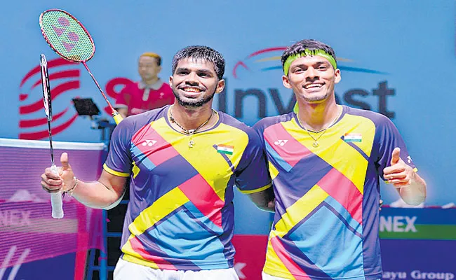 Satwik sairaj Rankireddy-Chirag Shetty pair qualifies for BWF - Sakshi