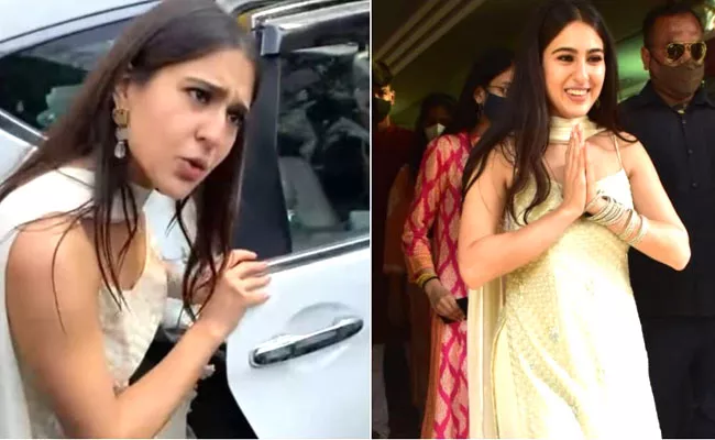 Sara Ali Khan Apologizes For Pushing A Photographer - Sakshi