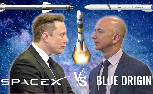 Bezos Blue Origin Loses NASA Lawsuit Over SpaceX 2.9 Billion Dollars Lunar Lander Contract - Sakshi