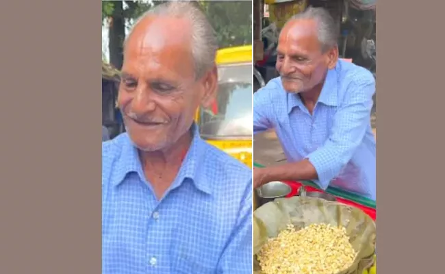 A Video Of An Old Man From Kanpur Has Gone Viral Online Making A Unique Sprouts Chaat - Sakshi