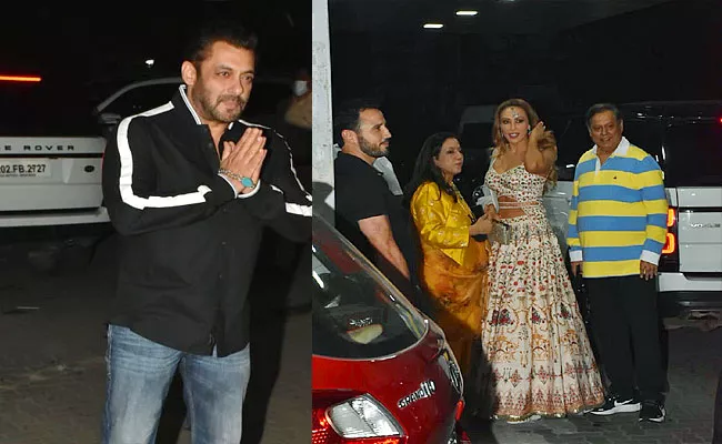 Salman Khan Rumoured Girlfriend Lulia Vantur Attends Sohail Khan Diwali Celebrations - Sakshi