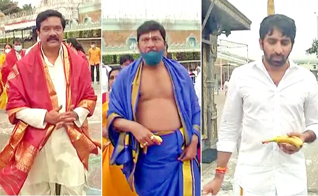 Many Celebrities Visited Tirumala Srivari Temple - Sakshi