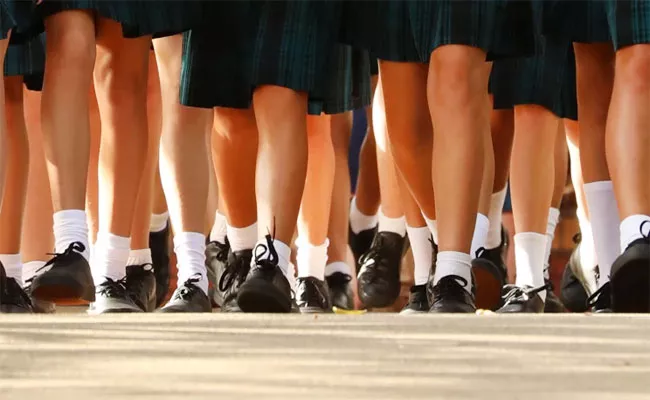 Boys Also In Spain Wearing Skirts To School In Support Of Gender Equality - Sakshi