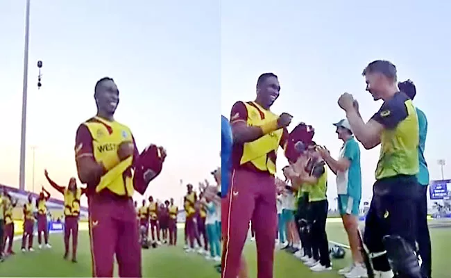 T20 World Cup 2021: Warner-Dwayne Bravo Funny Dance After Match Winning - Sakshi