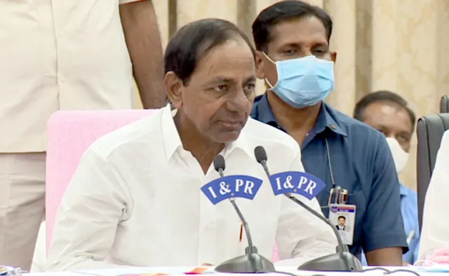 CM KCR Press Meet On Paddy Farming Key Points At Pragathi Bhavan - Sakshi