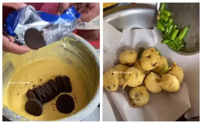 A Video Of A Man Making Oreo Pakodas In Ahmedabad Has Gone Viral  - Sakshi