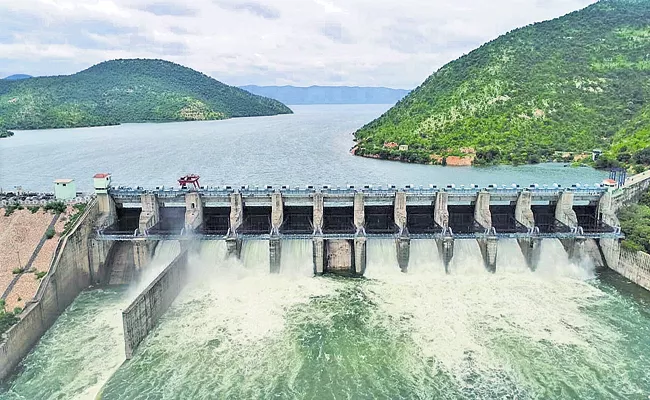 Huge Water Flow In Penna River With Heavy Rainfall - Sakshi