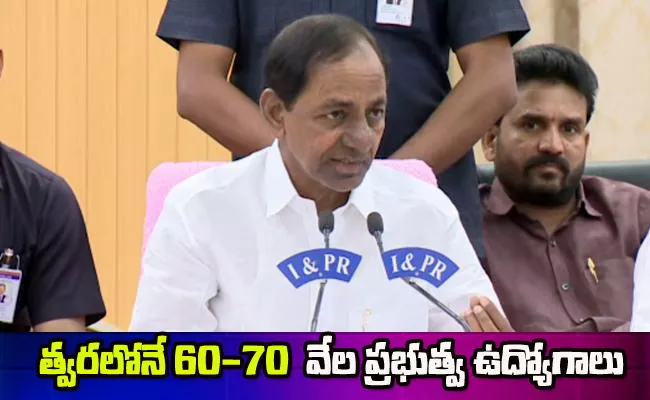 Will Release Job Calendar For Every Year Says Telangana CM KCR - Sakshi