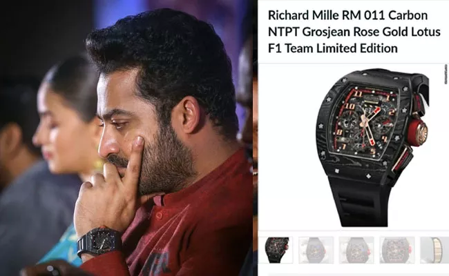 Do You Know Jr NTR Watch Price in RRR Promotions - Sakshi