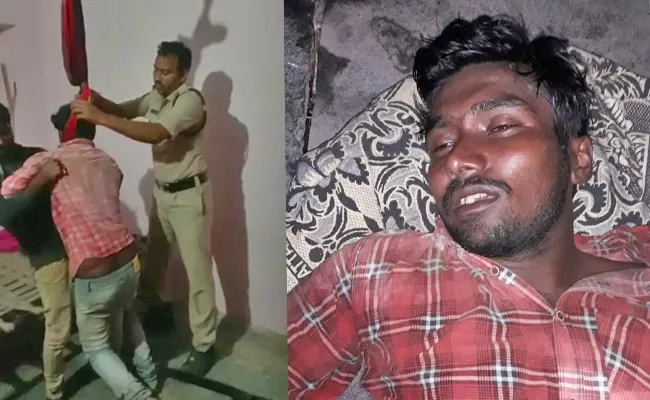 YSR Kadapa Police Officers Save Man Who Hang To Commit Suicide - Sakshi